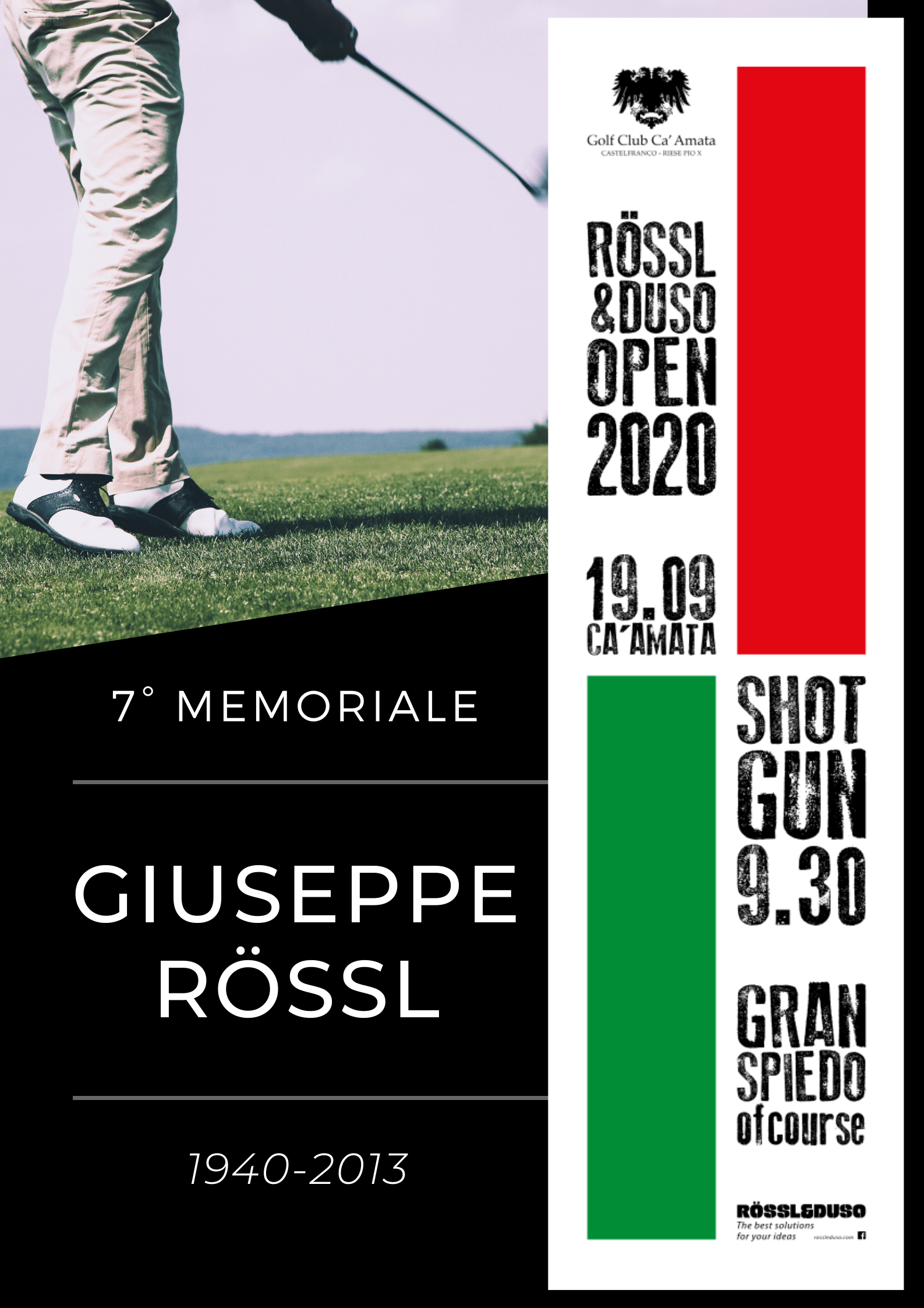7^ Memoriale Giuseppe Rössl, Ca' Amata Golf Club.