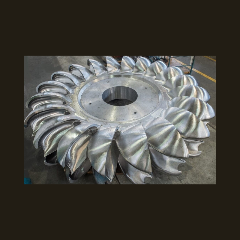 A picture of a Pelton turbine. Rossl e Duso's word of the week. Visit our web section!
