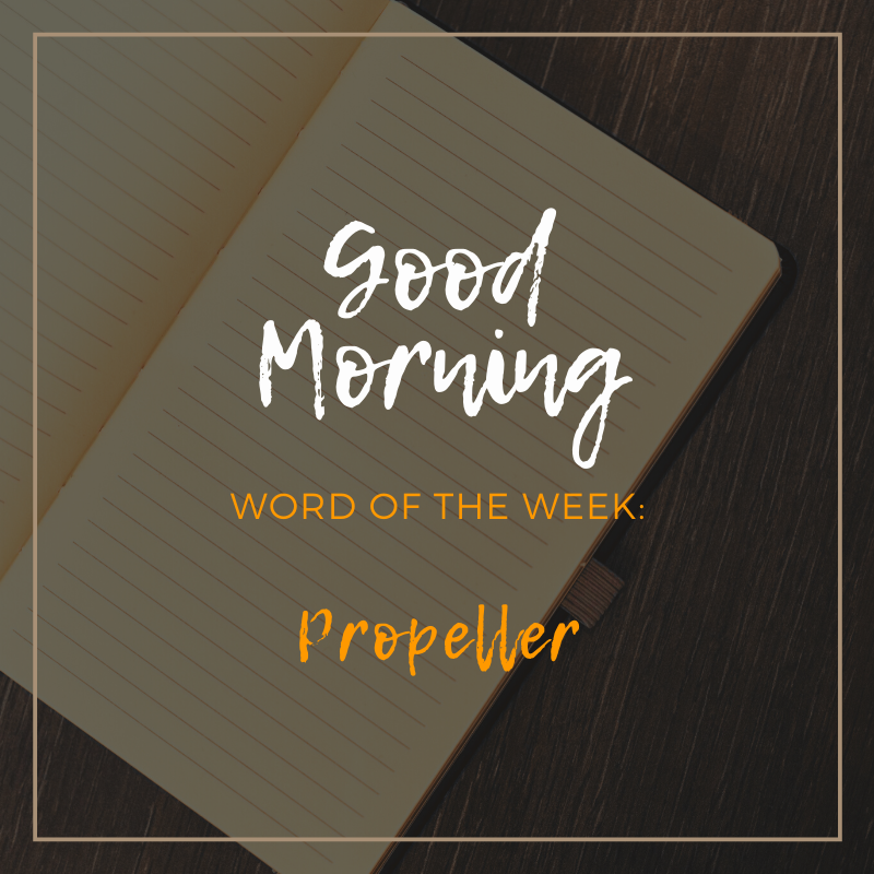 Rossl e Duso's word of the week: propeller.