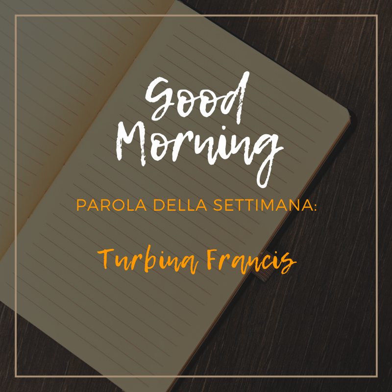 La parola di questa settimana è: "Turbina Francis". Clicca sul nostro format! Seguici su facebook.